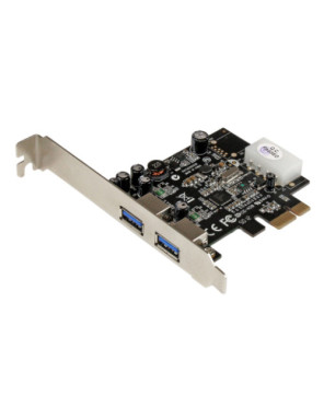 Buy StarTech 2 Port PCI Express SuperSpeed USB 3.0 Card Adapter with UASP LP4 Power PEXUSB3S25