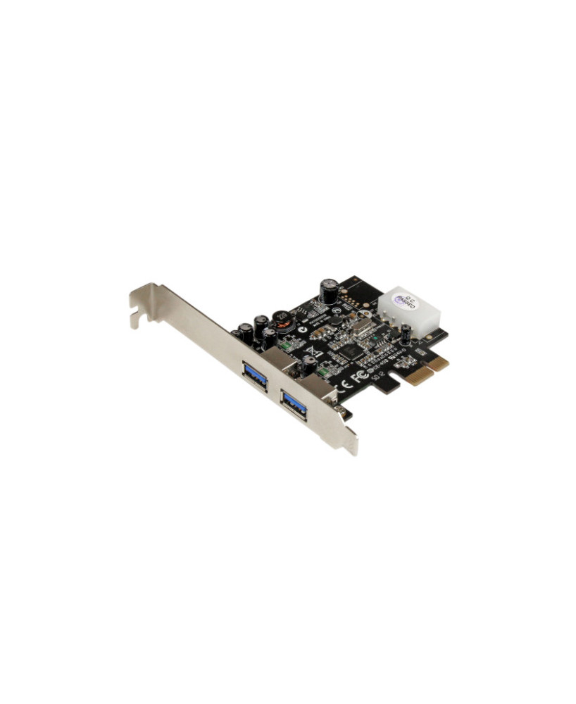 Buy StarTech 2 Port PCI Express SuperSpeed USB 3.0 Card Adapter with UASP LP4 Power PEXUSB3S25