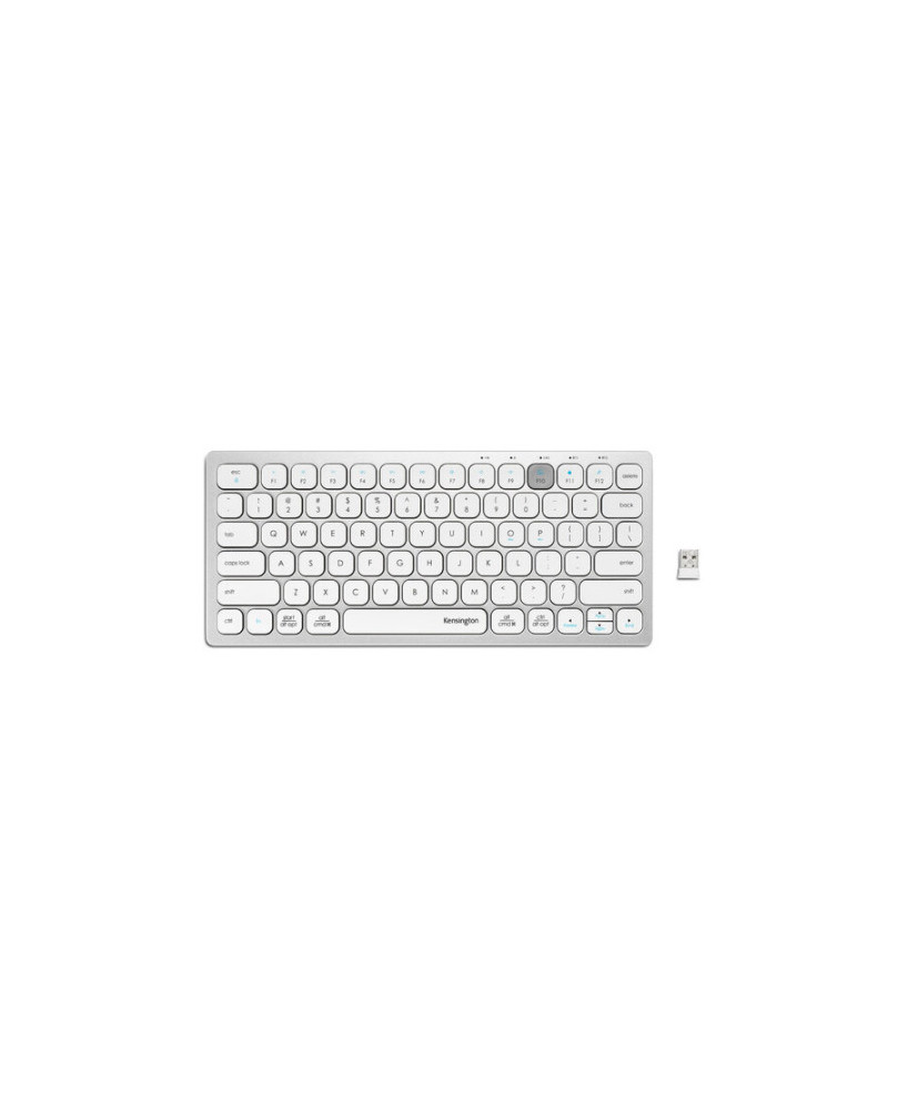 Buy Kensington Multi-Device Dual Wireless Compact Keyboard K75504US in Silver