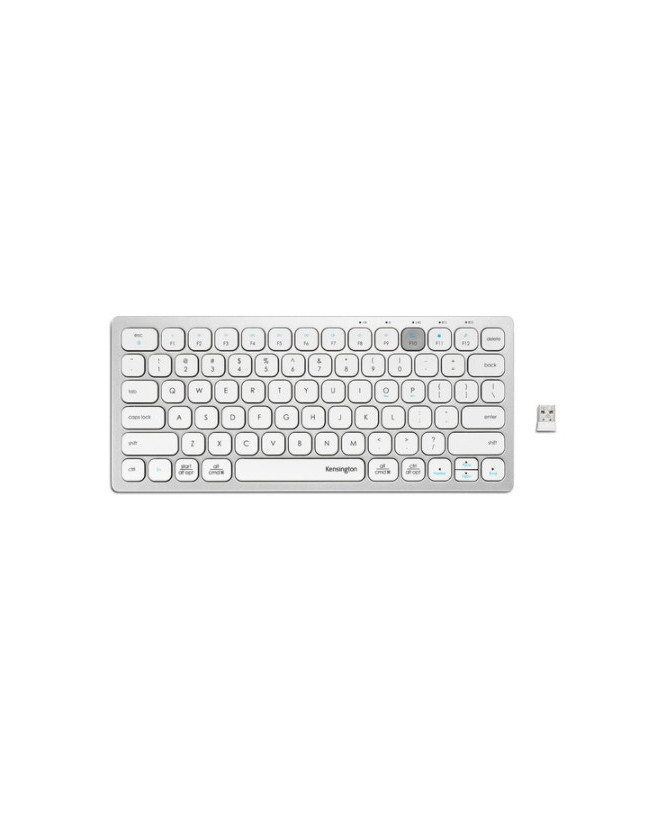 Buy Kensington Multi-Device Dual Wireless Compact Keyboard K75504US in Silver