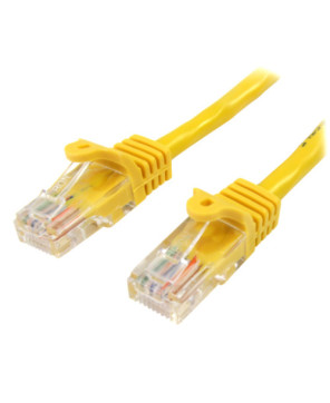 Buy StarTech 0.5m Cat5e Ethernet Patch Cable with Snagless RJ45 Connectors 45PAT50CMYL in Yellow