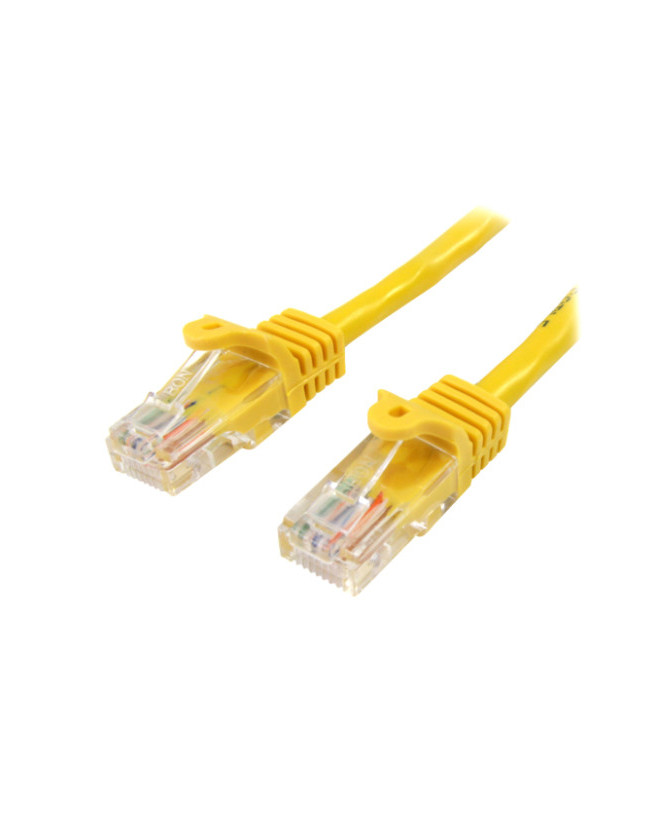 Buy StarTech 0.5m Cat5e Ethernet Patch Cable with Snagless RJ45 Connectors 45PAT50CMYL in Yellow