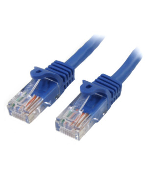 Buy StarTech 0.5m Cat5e Ethernet Patch Cable with Snagless RJ45 Connectors 45PAT50CMBL in Blue