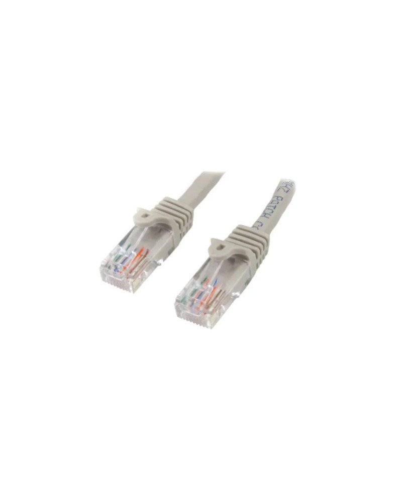 Buy StarTech 2m Cat5e Ethernet Patch Cable with Snagless RJ45 Connectors 45PAT2MGR in Gray