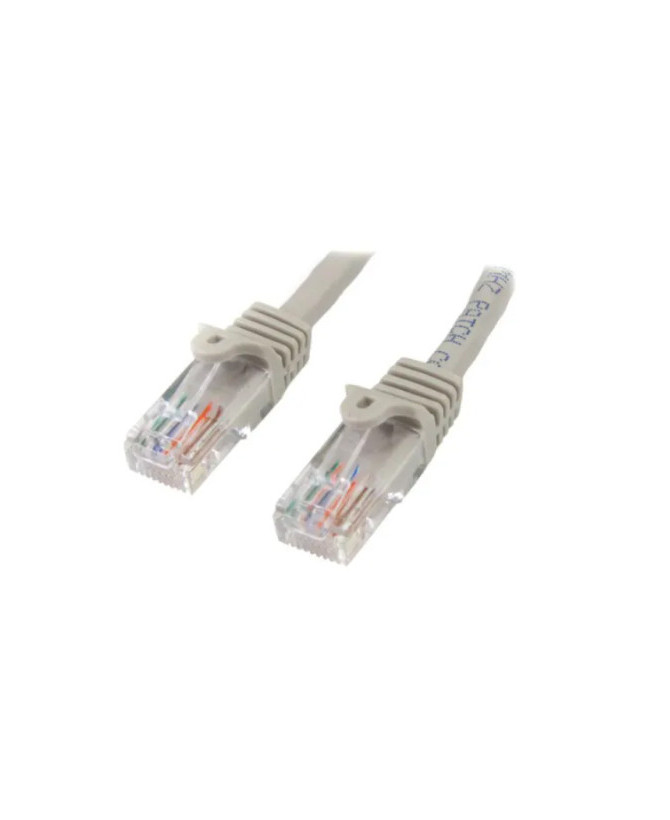 Buy StarTech 2m Cat5e Ethernet Patch Cable with Snagless RJ45 Connectors 45PAT2MGR in Gray