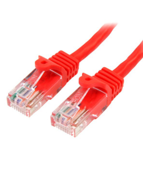 Buy StarTech 5m Cat5e Ethernet Patch Cable with Snagless RJ45 Connectors in Red 45PAT5MRD for Network Device