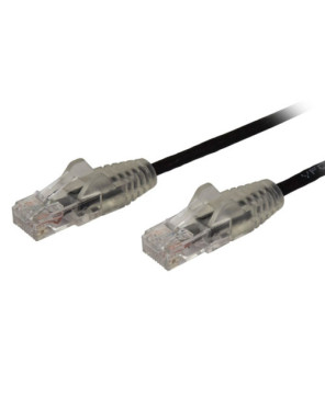 Buy StarTech 2.5 m CAT6 Cable Slim Snagless RJ45 Connectors in Black N6PAT250CMBKS for Network Device