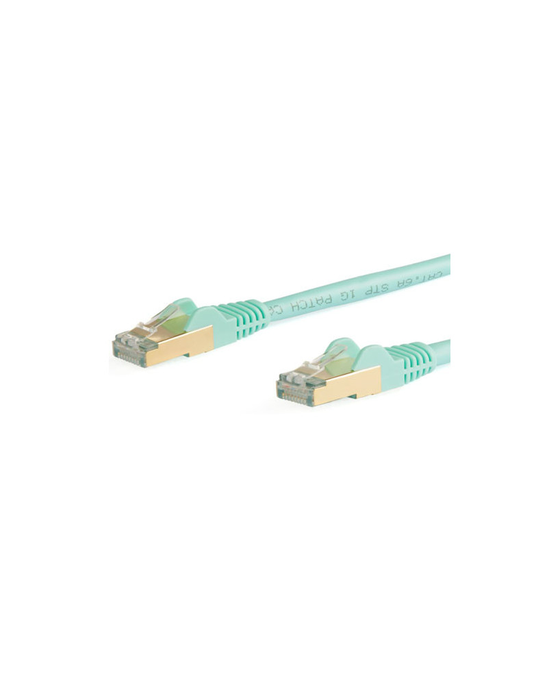 Buy StarTech 7m CAT6a Ethernet Cable in Aqua 6ASPAT7MAQ for Network Device