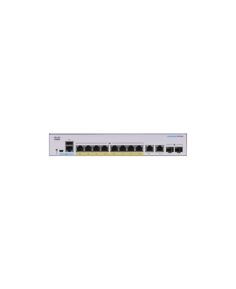 Buy Cisco CBS350 Managed 8-Port GE Full PoE Ext Ps 2X1G Combo Switch CBS350-8FP-E-2G-AU