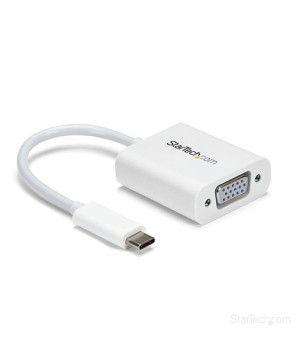 Buy StarTech USB-C to VGA Adapter CDP2VGAW - White