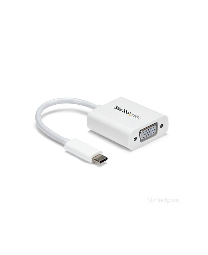 Buy StarTech USB-C to VGA Adapter CDP2VGAW - White