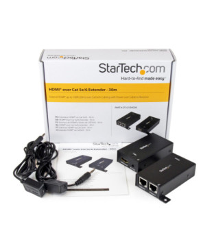 Buy StarTech 100 ft. HDMI Over Dual Cat5/Cat6 Extender ST121SHD30