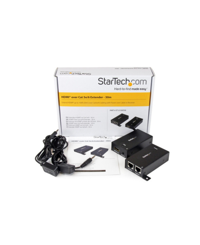 Buy StarTech 100 ft. HDMI Over Dual Cat5/Cat6 Extender ST121SHD30