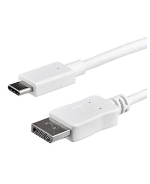 Buy StarTech 3.3 ft. USB-C to DisplayPort Cable CDP2DPMM1MW in White - 4K 60Hz