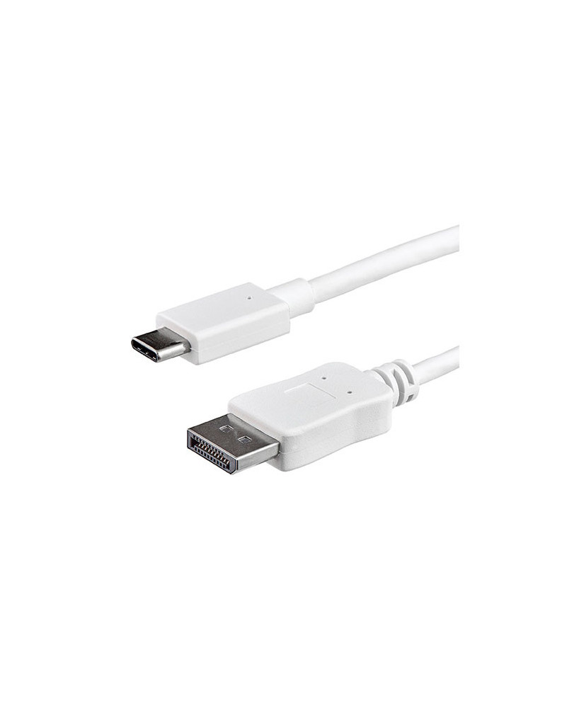 Buy StarTech 3.3 ft. USB-C to DisplayPort Cable CDP2DPMM1MW in White - 4K 60Hz