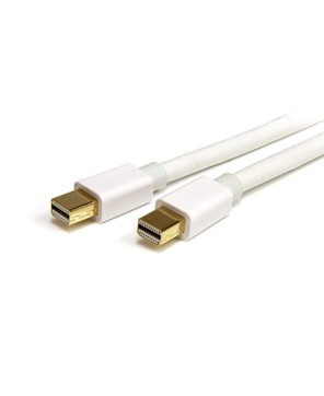 Buy StarTech 2m Mini DisplayPort 1.2 Cable MDPMM2MW in White - Male to Male