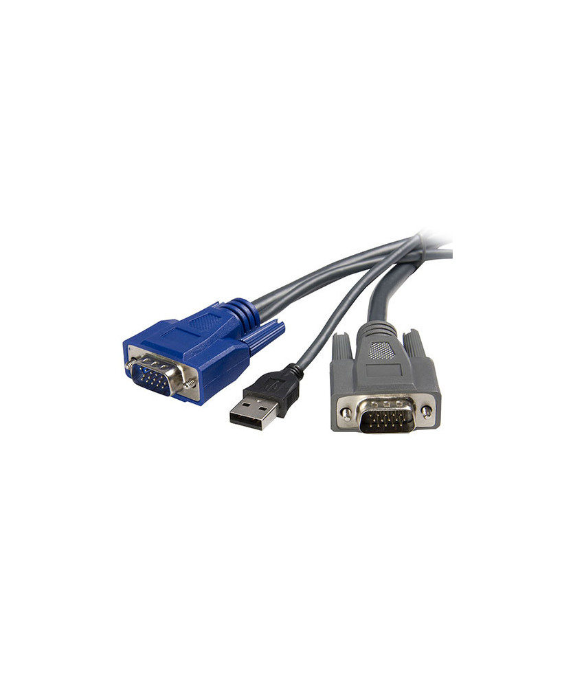 Buy StarTech 10 ft Ultra-Thin USB VGA 2-in-1 KVM Cable SVUSBVGA10