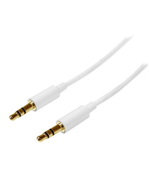 Buy StarTech 2m White Slim 3.5mm Stereo Audio Cable MU2MMMSWH