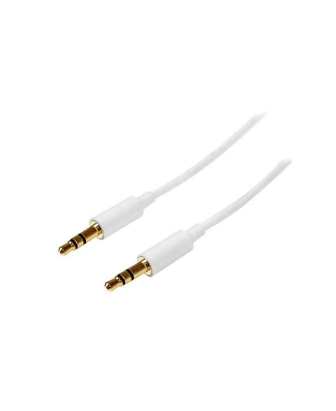 Buy StarTech 2m White Slim 3.5mm Stereo Audio Cable MU2MMMSWH