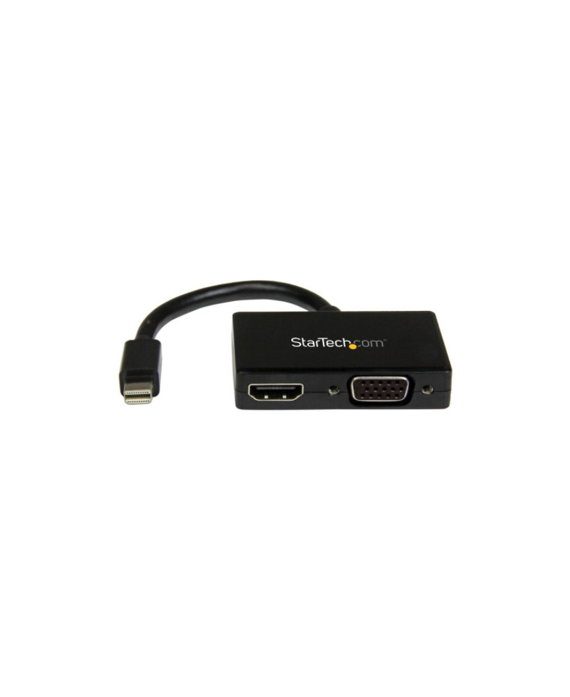 Buy StarTech Travel A/V Adapter 2-in-1 Mini DisplayPort to HDMI or VGA Converter MDP2HDVGA