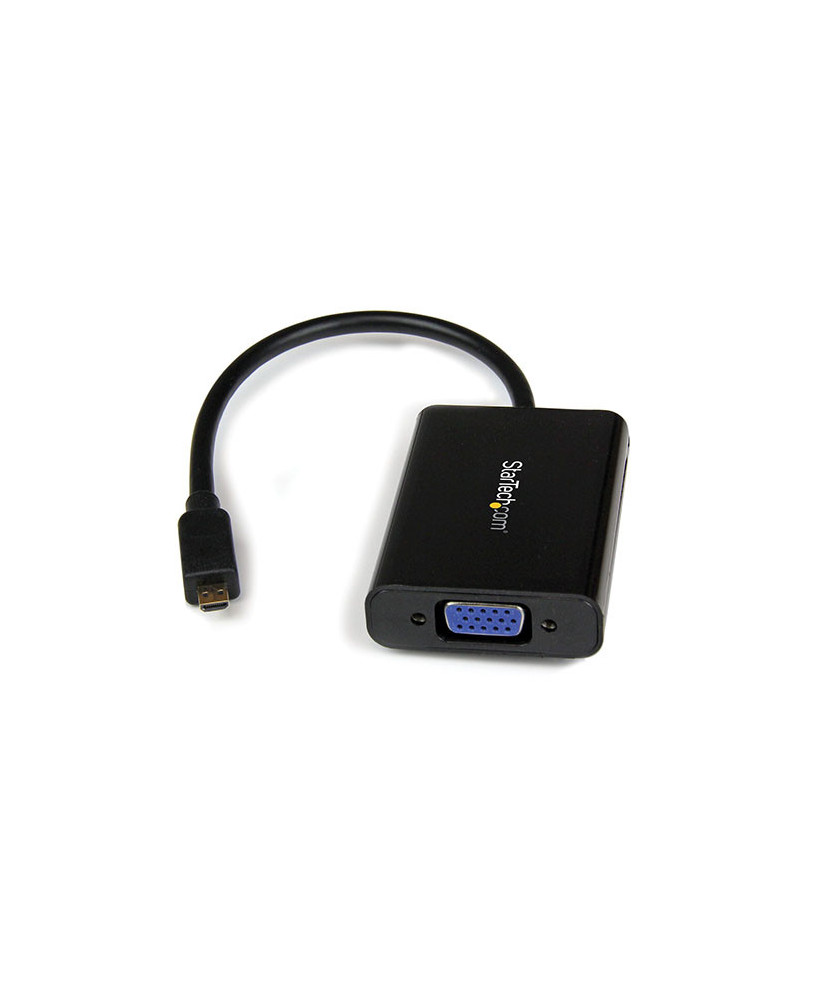 Buy StarTech Micro HDMI to VGA Adapter Converter MCHD2VGAA2 with Audio for Smartphones, Ultrabooks, Tablets - 1920x1080