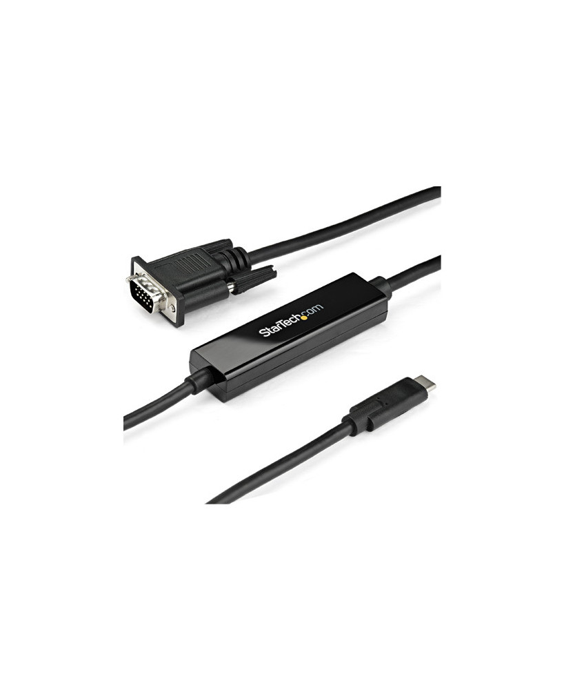 Buy StarTech 1m USB-C to VGA Adapter Cable CDP2VGAMM1MB