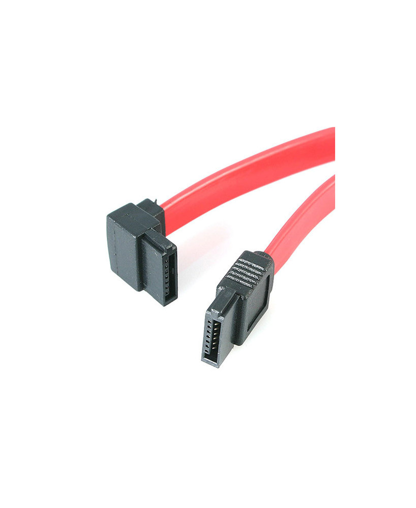 Buy StarTech 18in SATA to Left Angle SATA Serial ATA Cable SATA18LA1 - Female to Female