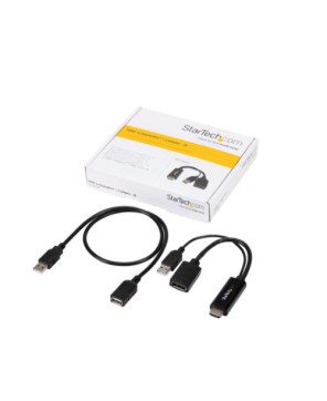 Buy Startech 6 Inch 4K 30Hz HDMI to DisplayPort Video Adapter with USB Power HD2DP