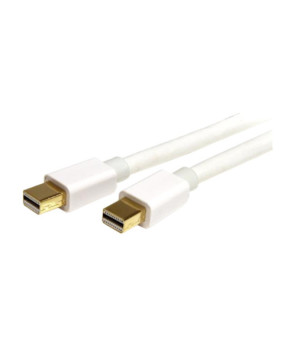 Buy StarTech 1m Mini DisplayPort 1.2 Cable 4K Male to Male MDPMM1MW in White