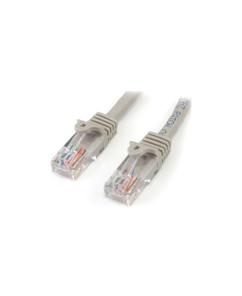 Buy StarTech 15m Cat5e Patch Cable with Snagless RJ45 Connectors 45PAT15MGR in Gray