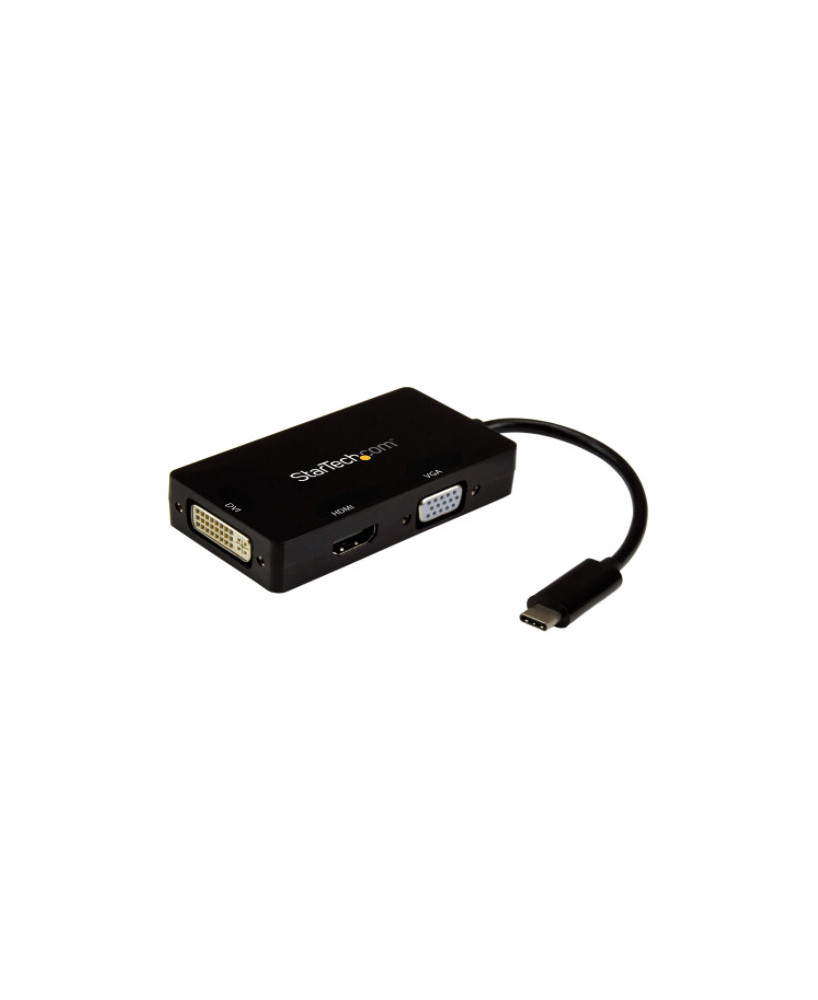 Buy StarTech 3-in-1 USB-C Multiport Video Adapter to VGA, DVI or HDMI CDPVGDVHDBP