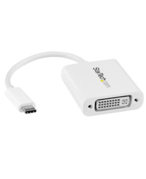 Buy Startech 1920x1200 USB C to DVI Adapter in White CDP2DVIW