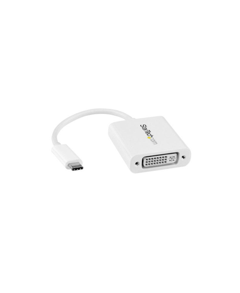 Buy Startech 1920x1200 USB C to DVI Adapter in White CDP2DVIW