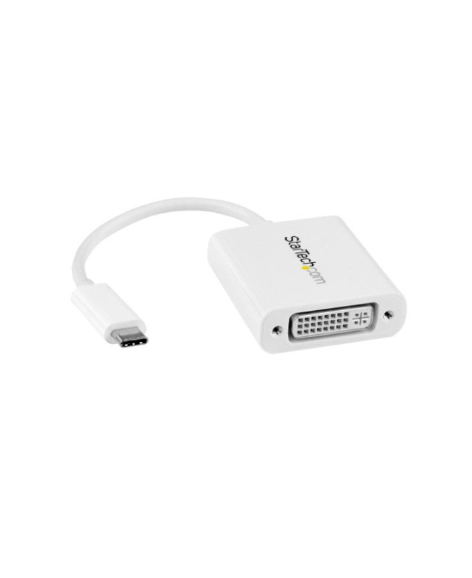 Buy Startech 1920x1200 USB C to DVI Adapter in White CDP2DVIW