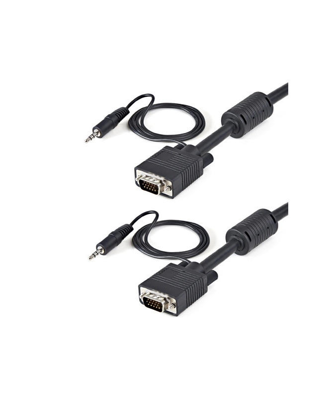 Buy StarTech 5m Coax High Resolution Monitor VGA Video Cable with Audio MXTHQMM5MA