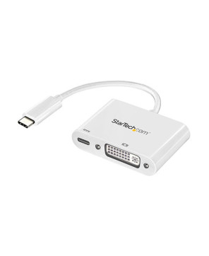 Buy StarTech USB C to DVI Adapter CDP2DVIUCPW with Power Delivery