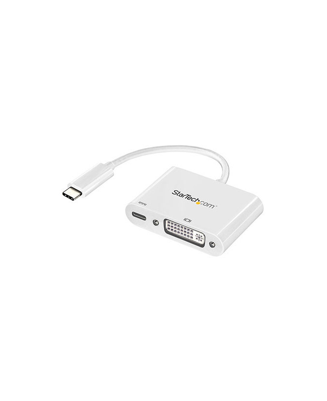 Buy StarTech USB C to DVI Adapter CDP2DVIUCPW with Power Delivery