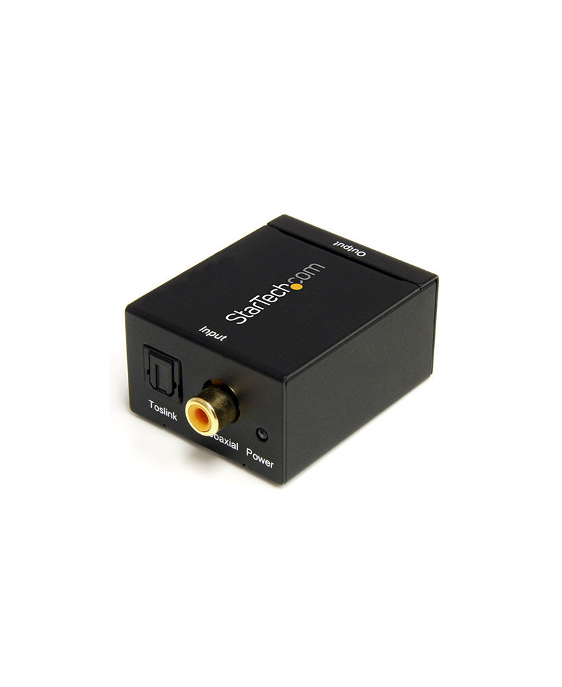 StarTech SPDIF Digital Coaxial or Toslink Optical to Stereo RCA Audio Converter SPDIF2AA