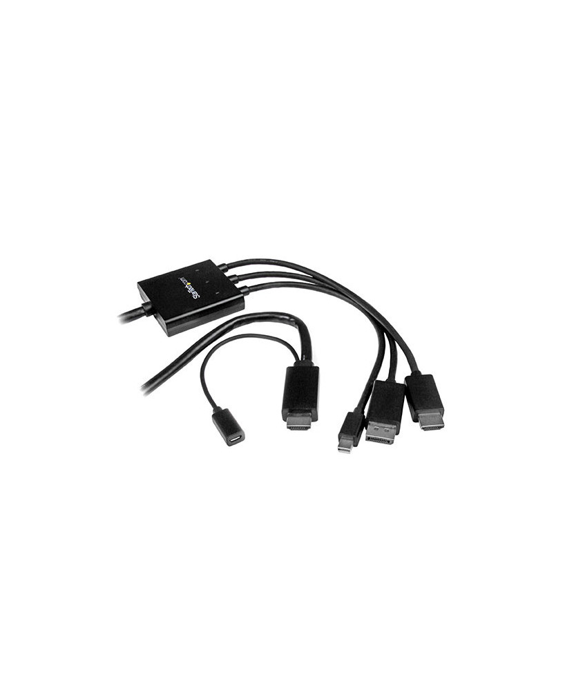 Buy StarTech 6ft. HDMI, DisplayPort or Mini DisplayPort to HDMI Converter Cable DPMDPHD2HD