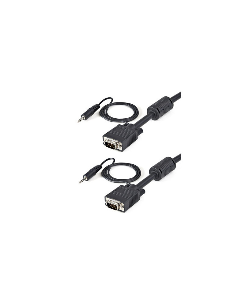 Buy Startech 2m Coax High Resolution Monitor VGA Cable with Audio HD15 M/M MXTHQMM2MA