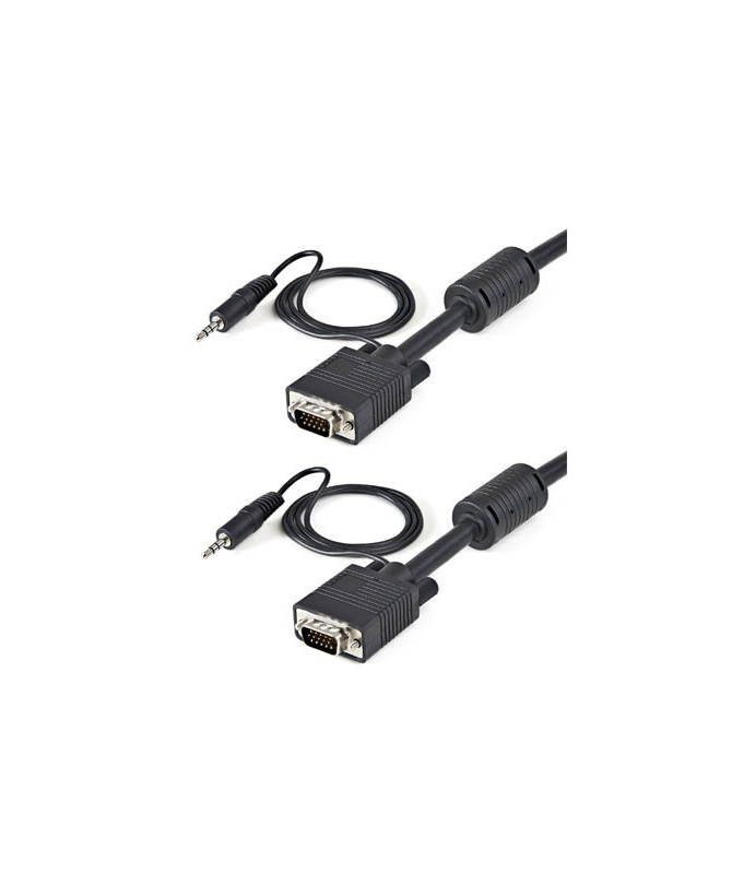 Buy Startech 2m Coax High Resolution Monitor VGA Cable with Audio HD15 M/M MXTHQMM2MA