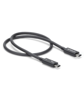 Buy Startech 0.5m 40Gbps Thunderbolt 3 Cable in Black TBLT34MM50CM