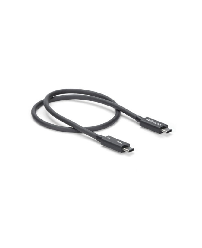 Buy Startech 0.5m 40Gbps Thunderbolt 3 Cable in Black TBLT34MM50CM