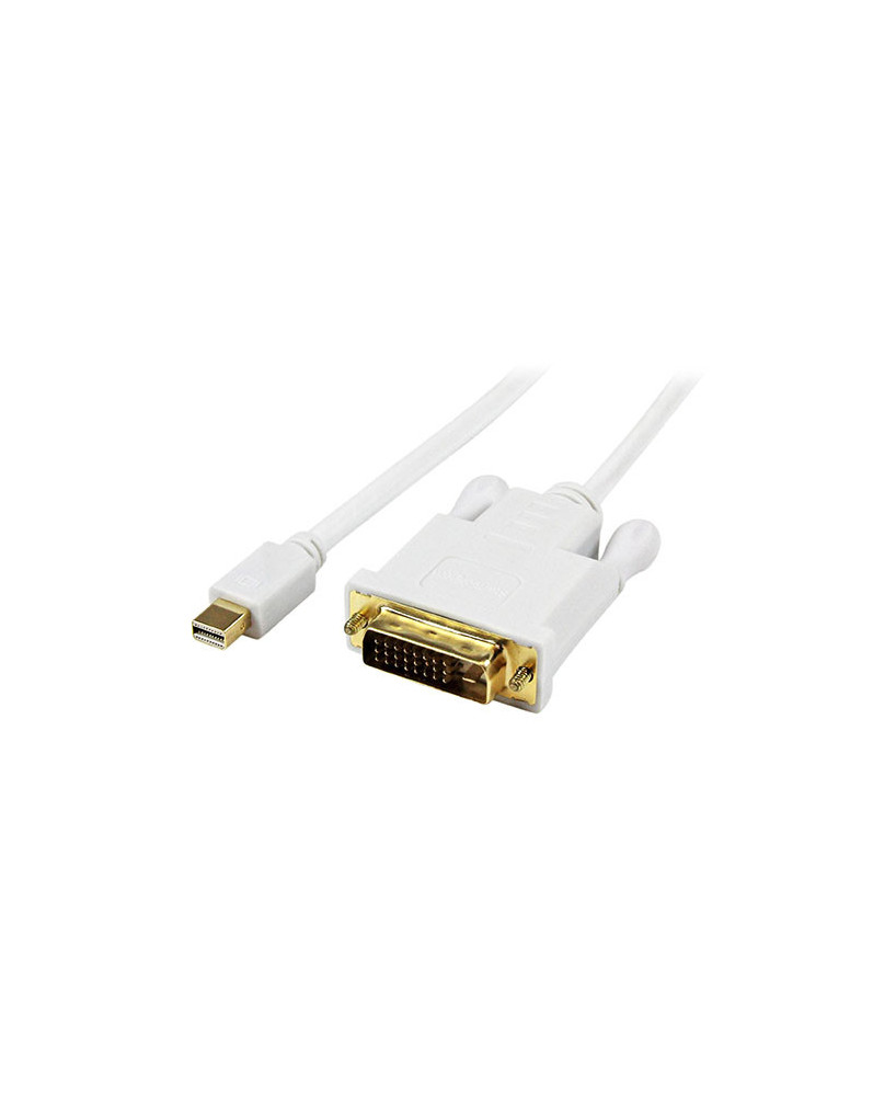 Buy StarTech 3ft. White Mini DisplayPort to DVI Active Adapter Converter Cable MDP2DVIMM3WS - mDP to DVI 1920x1200