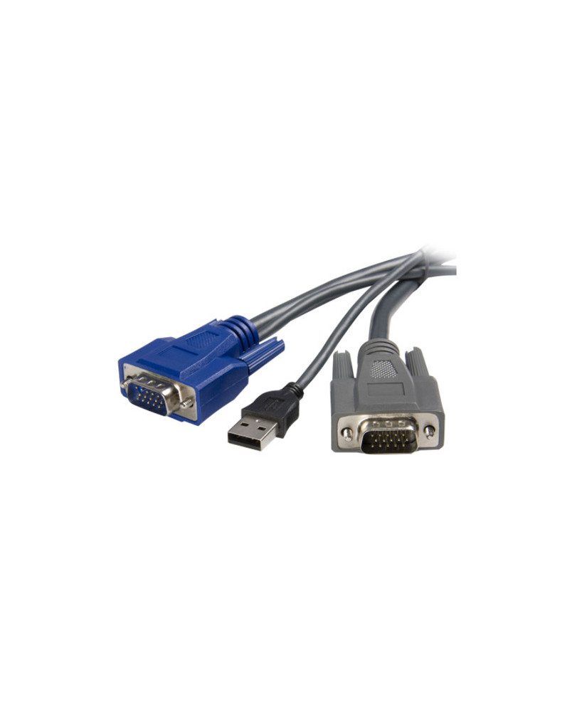 Buy StarTech 6ft Ultra-Thin USB VGA 2-in-1 KVM Cable SVUSBVGA6