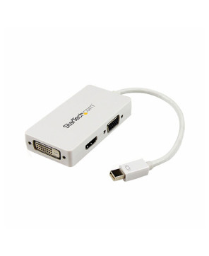 Buy StarTech 3-in-1 Mini DisplayPort to VGA DVI or HDMI Converter MDP2VGDVHDW in White