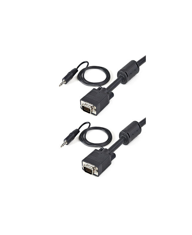 Buy Startech 15m Coax High Resolution Monitor VGA Video Cable with Audio HD15 M/M MXTHQMM15MA