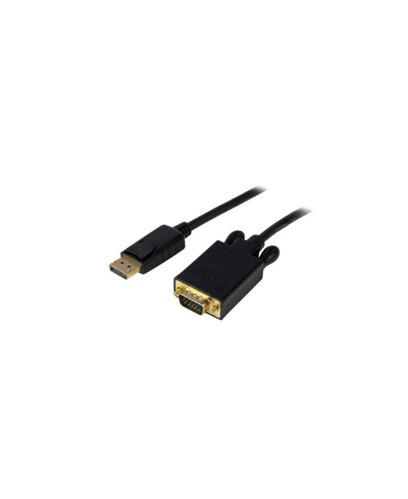 Buy Startech 15 ft DisplayPort to VGA Adapter Cable in Black DP2VGAMM15B