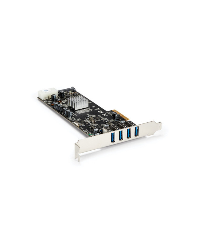 Buy StarTech 4-Port PCIe USB 3.0 Card Adapter with 4 Dedicated 5Gbps Channels UASP PEXUSB3S44V