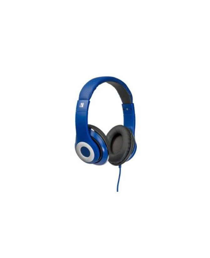 Buy Verbatim Over-Ear Classic Audio Stereo Headphones in Blue 65068  